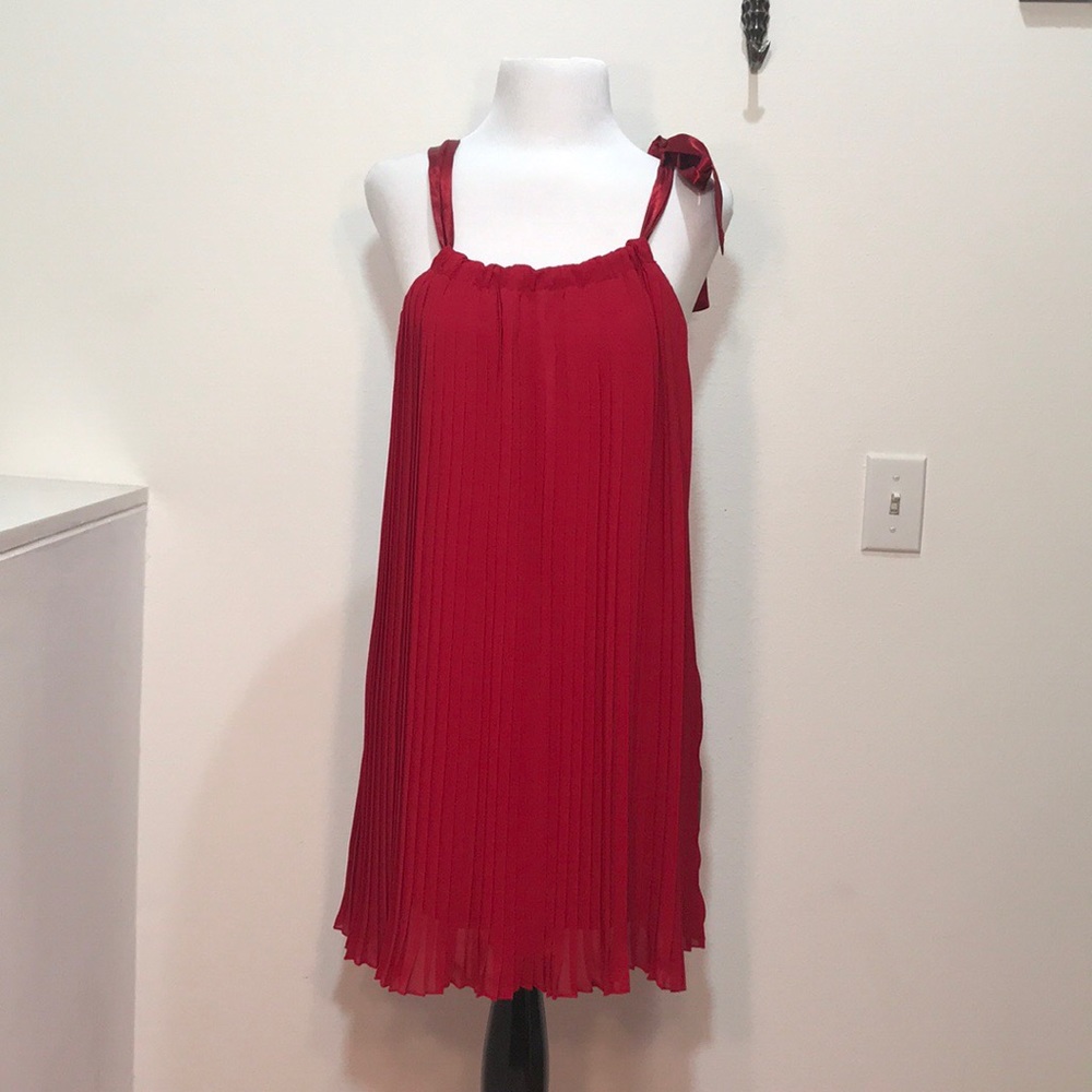 NWT Forever 21 Accordion Pleated Dress